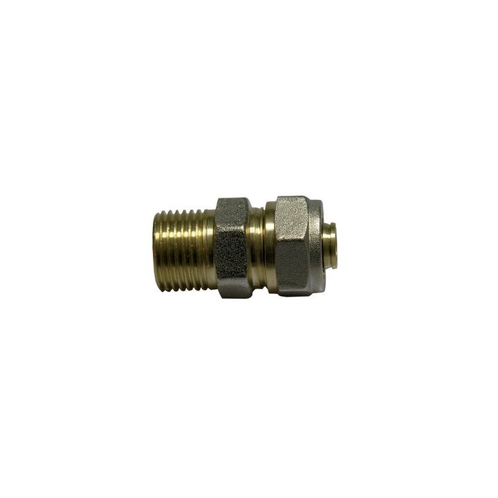 RACCORDO DIRITTO MASCHIO DFX PER MULTISTRATO Diam. 1/2 x 16 -CONF