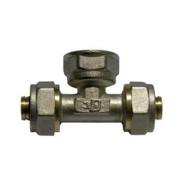 RACCORDO A TEE FEMMINA DFX PER MULTISTRATO Diam. 3/4 X 20 -CONF