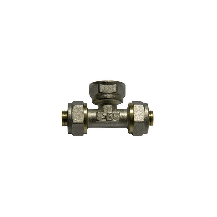 RACCORDO A TEE FEMMINA DFX PER MULTISTRATO Diam. 3/4 X 20 -CONF
