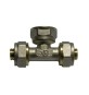 RACCORDO A TEE FEMMINA DFX PER MULTISTRATO Diam. 3/4 X 20 -CONF