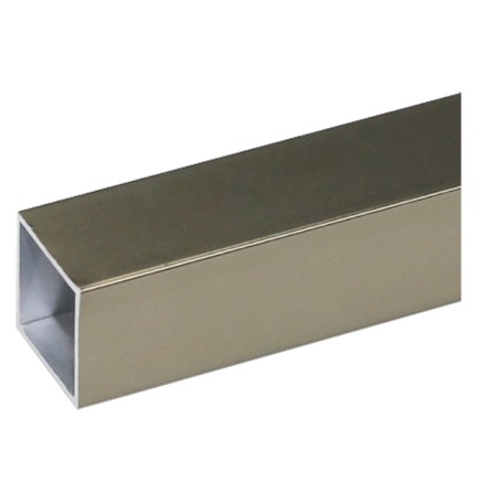 PROFILO PER FAI DA TE QUADRO mm 10 x 10 x 1 - mt 1 col.argento