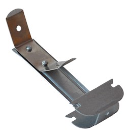 GANCIO CON MOLLA per profilo 27 x 49 - largh.molla 20 mm