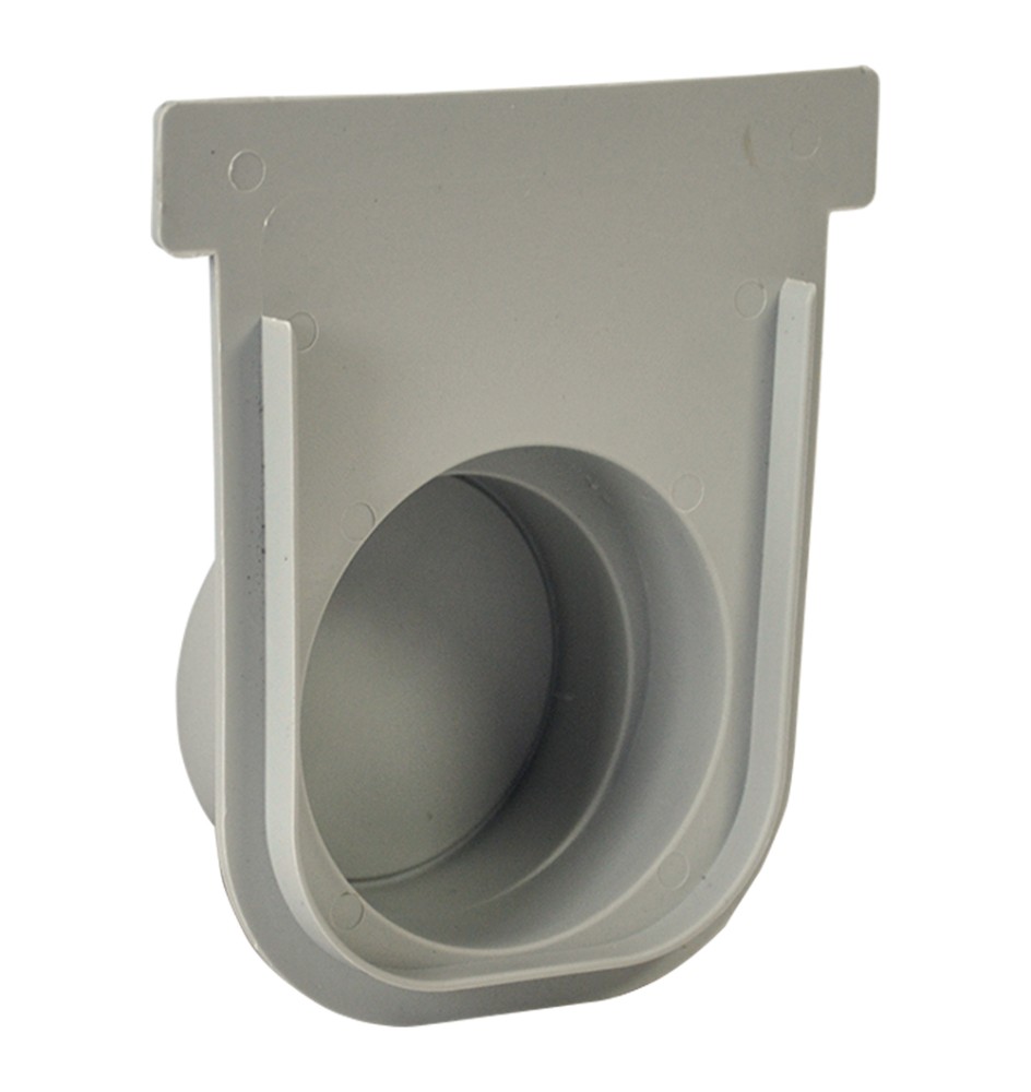 TESTATA IN PVC PER CANALETTA cm 13 x h.14