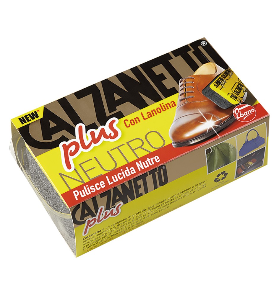 SPUGNA LUCIDA SCARPE 'PLUS' colore nero