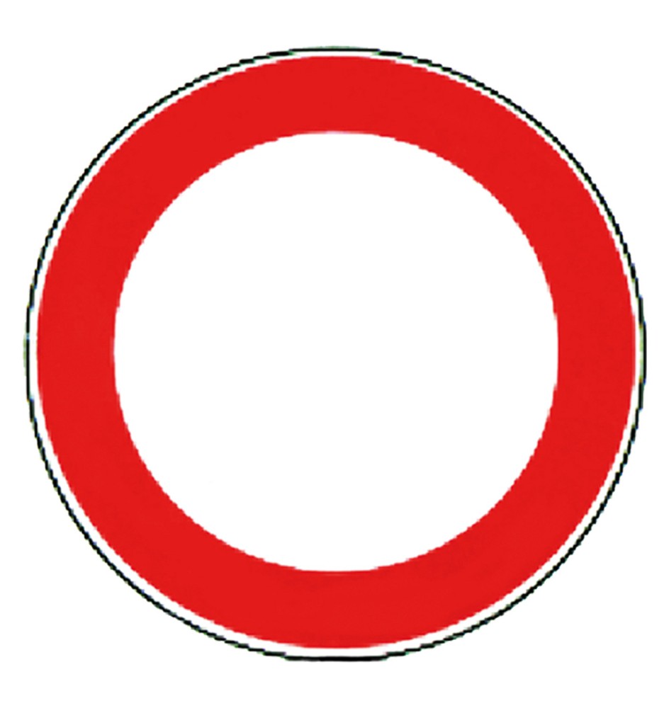 SEGNALE 'DIVIETO DI TRANSITO' fig. 46