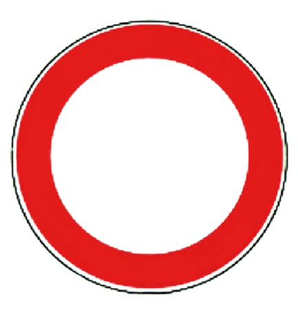 SEGNALE 'DIVIETO DI TRANSITO' fig. 46