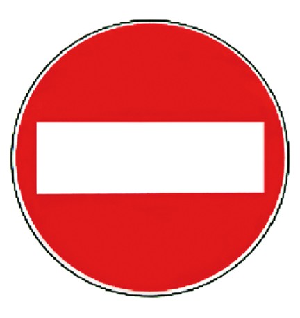 SEGNALE 'SENSO VIETATO' fig. 47