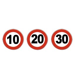 SEGNALE 'LIMITE MASSIMO DI VELOCITA'' fig. 50 Km/h 20