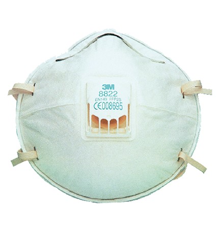 MASCHERA RESPIRATORIA SERIE 8000 CLASSIC CON VALVO 8812 FF P1