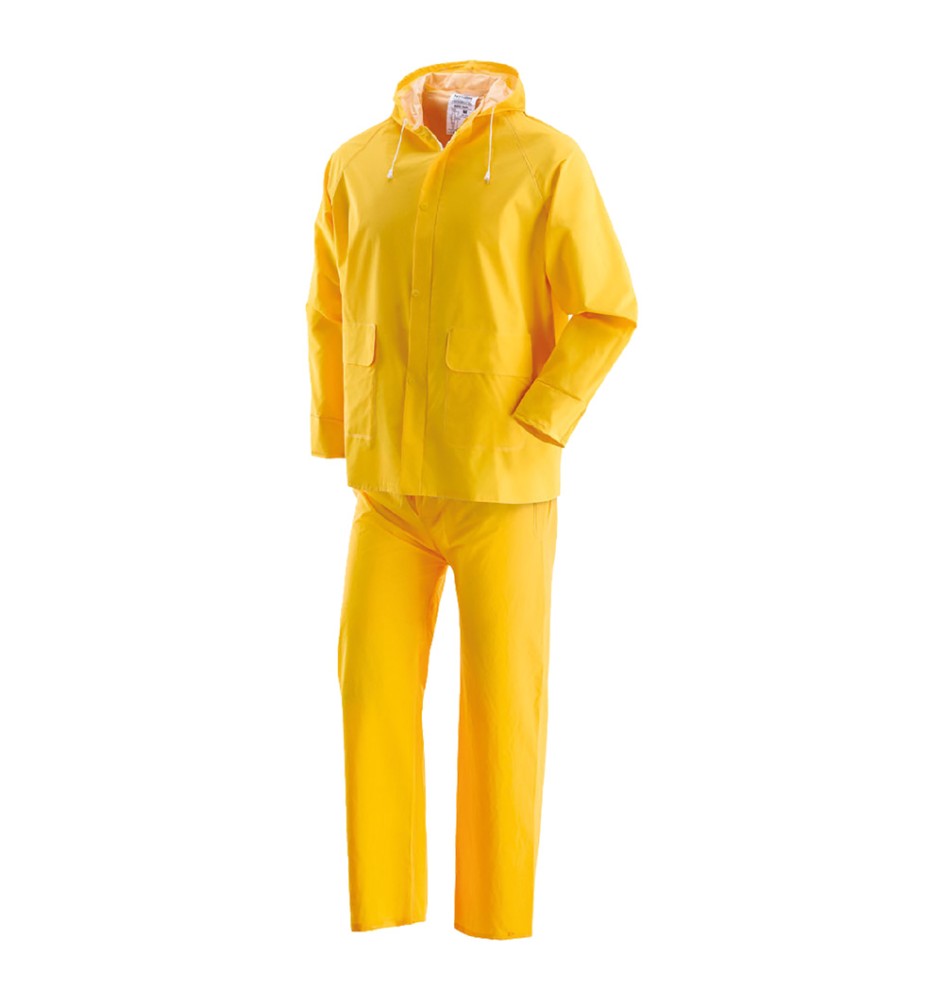 GIACCA E PANTALONE PLUVIO giallo - taglia XL