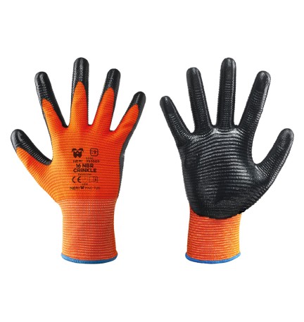 GUANTI FILO CONTINUO ART.16 NBR CRINKLE Tg. 9