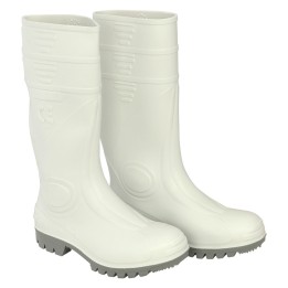 STIVALI ANTINFORTUNISTICA 'GINOCCHIO' N. 41 - colore bianco/grigio
