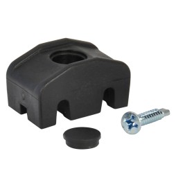 PIASTRINA DI FISSAGGIO IN NYLON colore nero