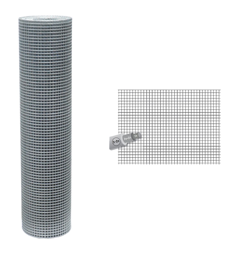 RETE ELETTROSALDATA VOLIFORT H 50 - 13 x 13 mm - F.0,9 - rot.10 mt