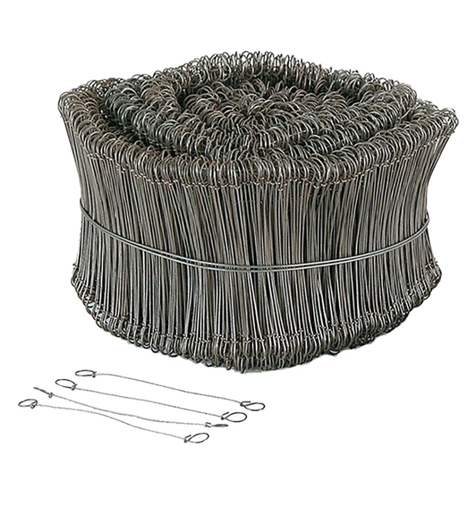 LEGACCI FILO FERRO LUCIDO mm 140 - cf. 1000 pz