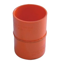 MANICOTTO CON BATTENTE IN PVC ø 140