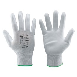 GUANTI '13 ECO-PU' Tg. 7 bianco