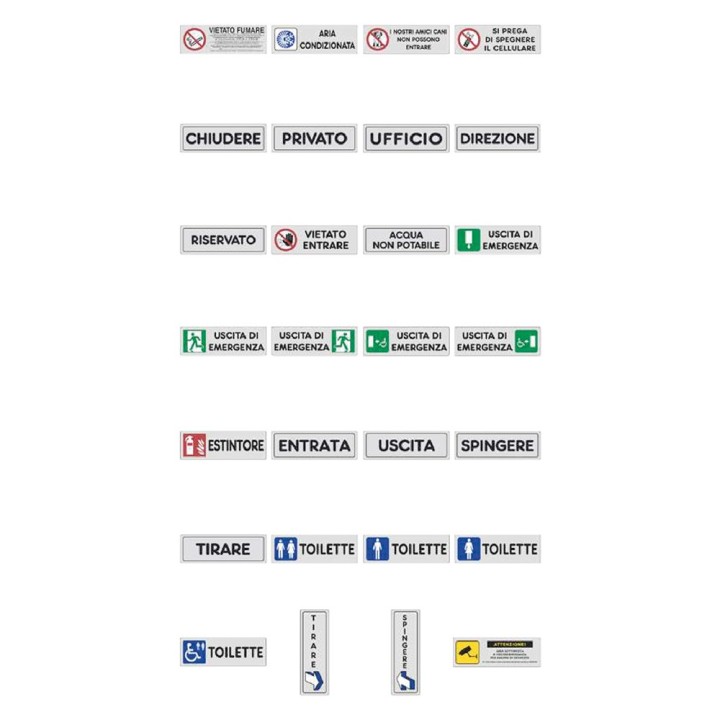 ETICHETTA SEGNALETICA WC DONNE