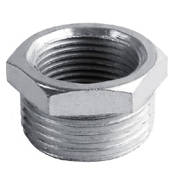 RIDUZIONE ESAGONALE MASCHIO/FEMMINA Fig. 241 1/2 x 3/8 ( maschio x femmina )