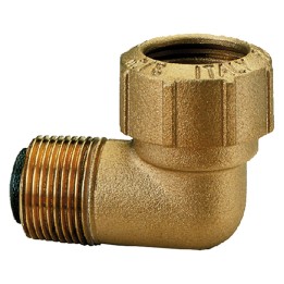 RACCORDO A "L" MASCHIO ø 20 x 1/2