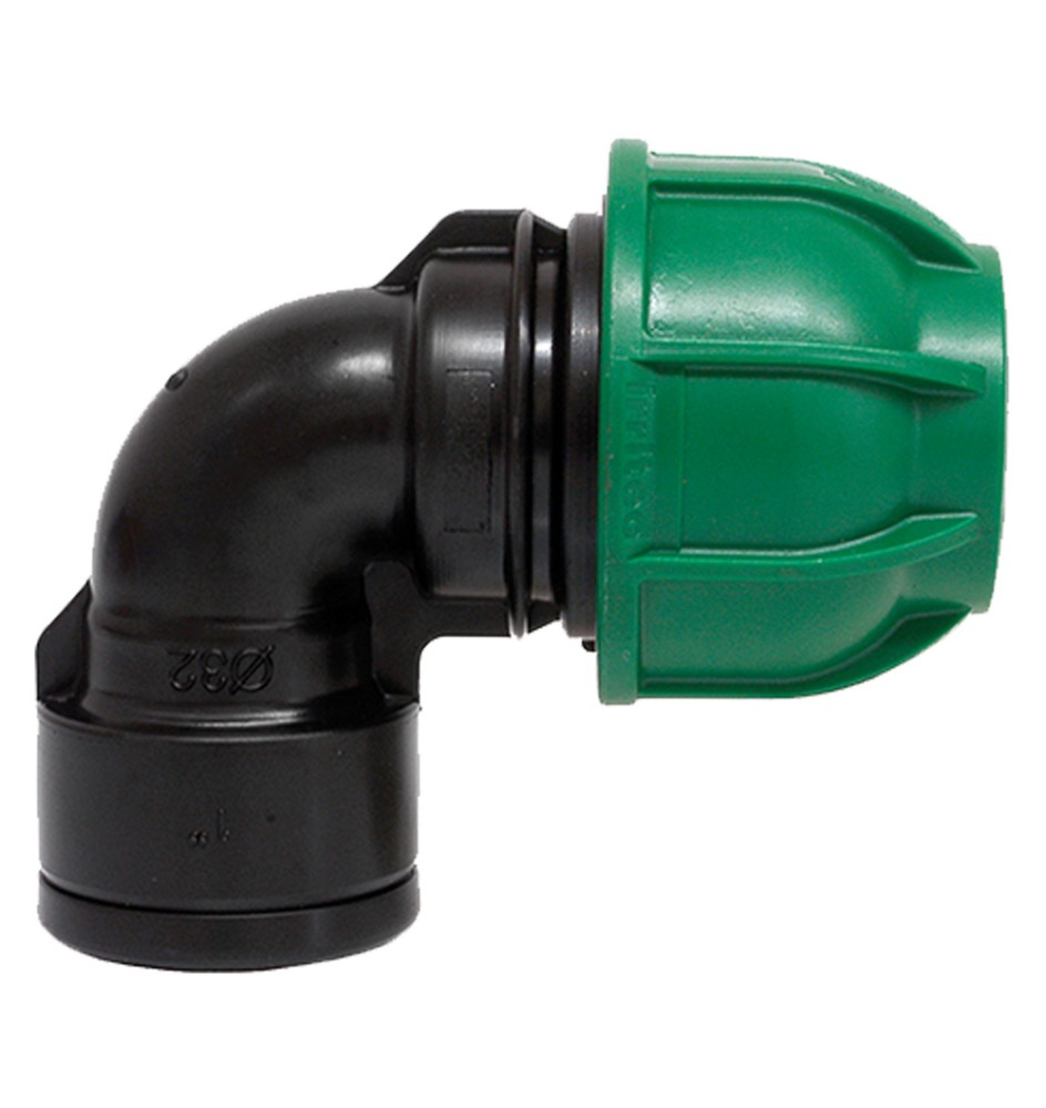 GOMITO A 90° CON DERIVAZIONE FEMMINA Ø 25 x 3/4 - PN 10