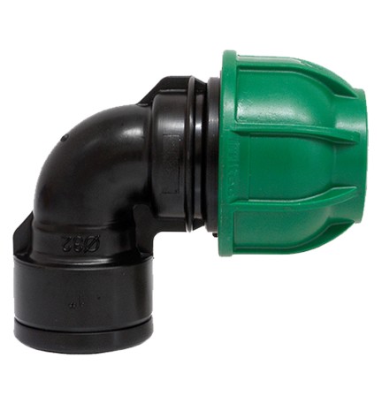 GOMITO A 90° CON DERIVAZIONE FEMMINA Ø 25 x 3/4 - PN 10