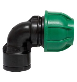 GOMITO A 90° CON DERIVAZIONE FEMMINA Ø 32 x 1 - PN 10