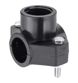 PRESA A STAFFA IN POLIPROPILENE Ø 40 x 1 (2 bulloni)