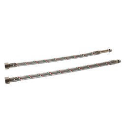 FLESSIBILE PER MONOCOMANDO cm 35 - M 10 x 3/8 F att. corto