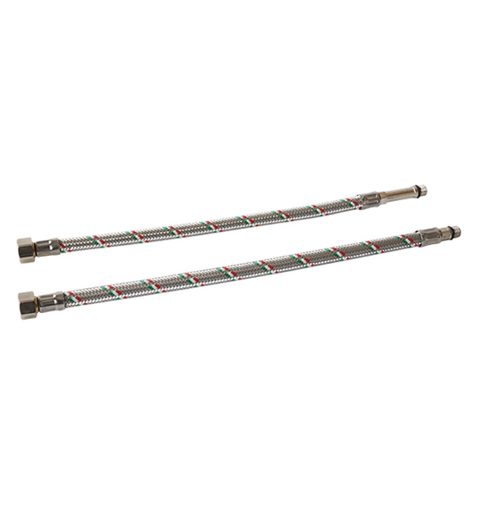 FLESSIBILE PER MONOCOMANDO cm 35 - M 10 x 3/8 F att. corto