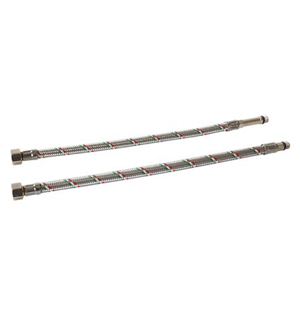 FLESSIBILE PER MONOCOMANDO cm 35 - M 10 x 3/8 F att. corto