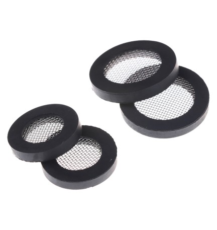 GUARNIZIONE PIANA CON FILTRO A RETE 1/2 - mm 19 x 12 x 3