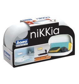 CONTENITORE PORTASPUGNE 'NIKKIA' cm 22 x 12,5 x h.7