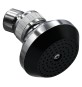 SOFFIONE LINEA 'BLACK' ABS cromato