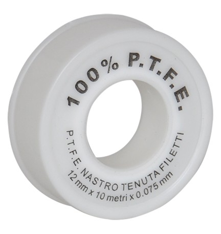 NASTRO TEFLON 1/2 x 10 mt. (cf. 10 rt.)