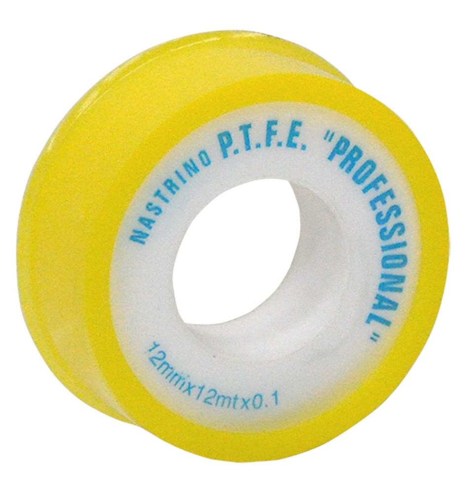 NASTRO TEFLON PER GAS 1/2x12 mt. x0,1 mm - cf. 10 rt.