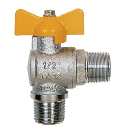 RUBINETTO A SFERA PER GAS A SQUADRA 1/2 MM