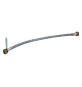 FLESSIBILE TRECCIATO PER CENTRALINE GAS cm 100