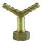 CROCERA A 3 VIE CON DADO 2 uscite Ø10 + dado W20x1/14 SX