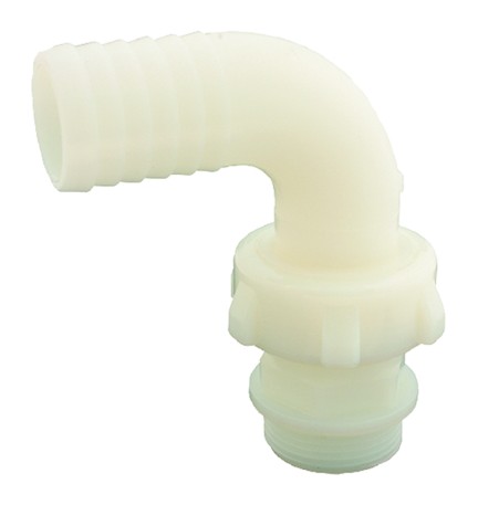 RACCORDO PORTAGOMMA CURVO ø 20 x 3/4