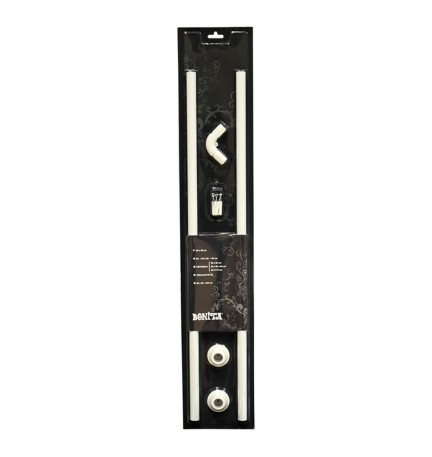 TELAIO PER TENDE DOCCIA A 'L' cm 80x80