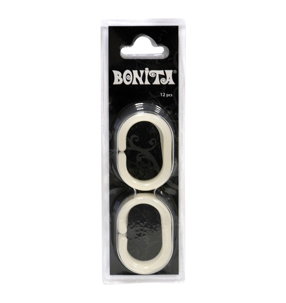 ANELLI PER TENDA DOCCIA cf. 12 pz