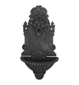 FONTANA A PARETE MODELLO 'LEONE' antracite - Ø foro 20 mm.