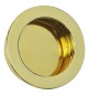 MANIGLIA TONDA PER PORTE SCORREVOLI Ø 35 mm - oro lucido