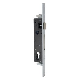 SERRATURA DA INFILARE PER MONTANTI ART.783.3 E 35 - con scrocco - front. mm 24