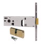 SERRATURA DA INFILARE ART. 704 4 mand. 174 x 44 x 3 - E 80 - fr.20