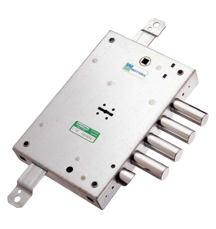 SERRATURA DA APPLICARE TRIPLICE PER PORTE BLINDATE ART. 52.571 Dx E 63 - mm 206 x 136