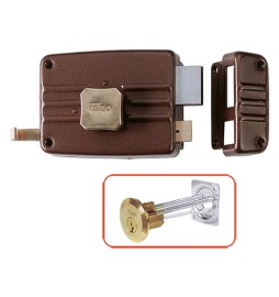 SERRATURA PORTONCINO DA APPLICARE ART. 401 2 mandate Dx - E 40