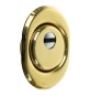 DEFENDER ANTITRAPANO PER SERRATURE h.14 mm - Ø mm. 50 cromo satinato