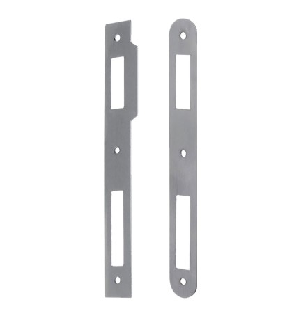 CONTROPIASTRA PER SERRATURA 'PATENT' B.Q. bronzato - interasse 70 mm